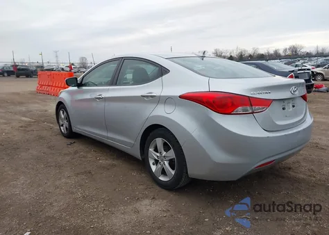 2013 Hyundai Elantra Gls z USA, uszkodzony, nr VIN 5NPDH4AEXDH323928